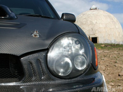 Subaru Impreza WRX STI. Stealth на дорогах
