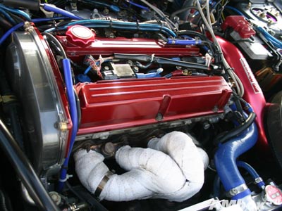 Под капотом Lancer Evo VIII MR - турбовый 4G63